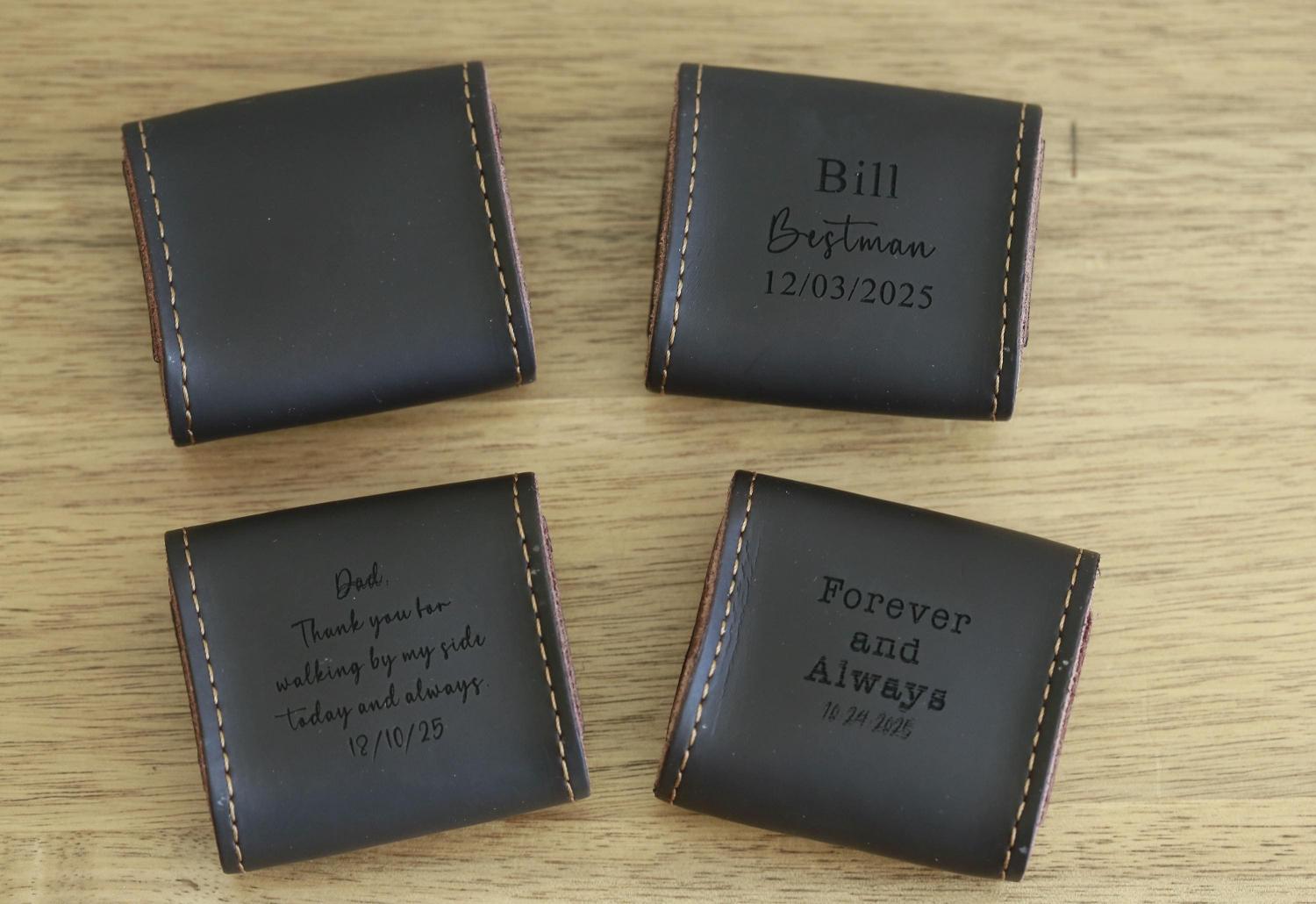 Father of the Bride Cufflink,Cufflinks,Personalized Cufflinks, Engraved Cufflinks, Round Custom Cuff link ,Gifts for Him,Wedding Gift