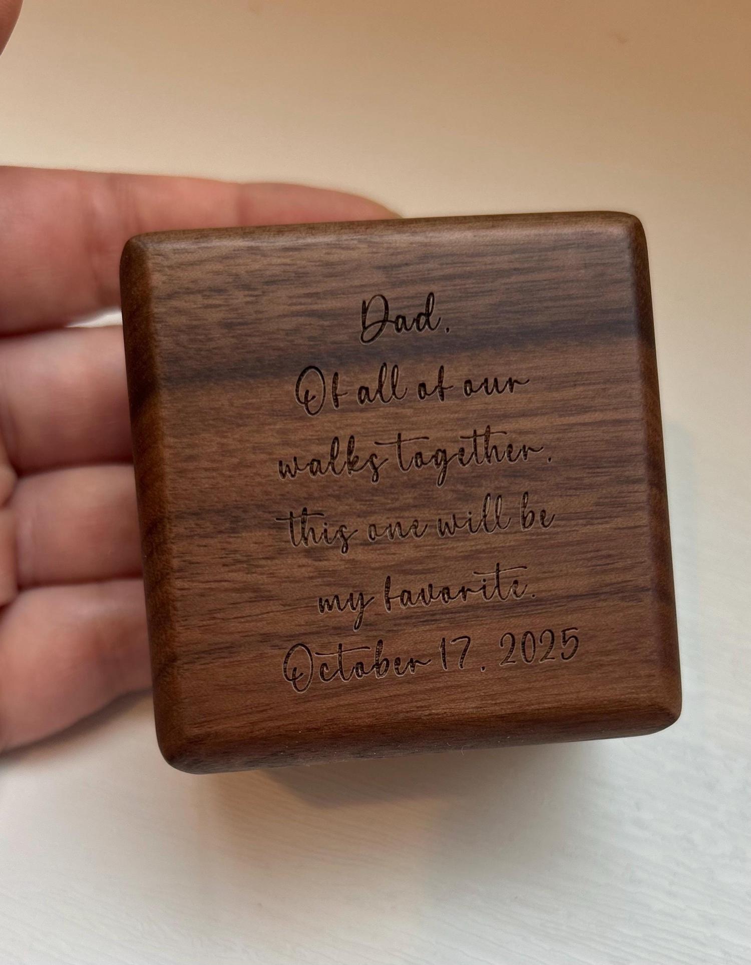 Father of the Bride Cufflink,Cufflinks,Personalized Cufflinks, Engraved Cufflinks, Round Custom Cuff link ,Gifts for Him,Wedding Gift