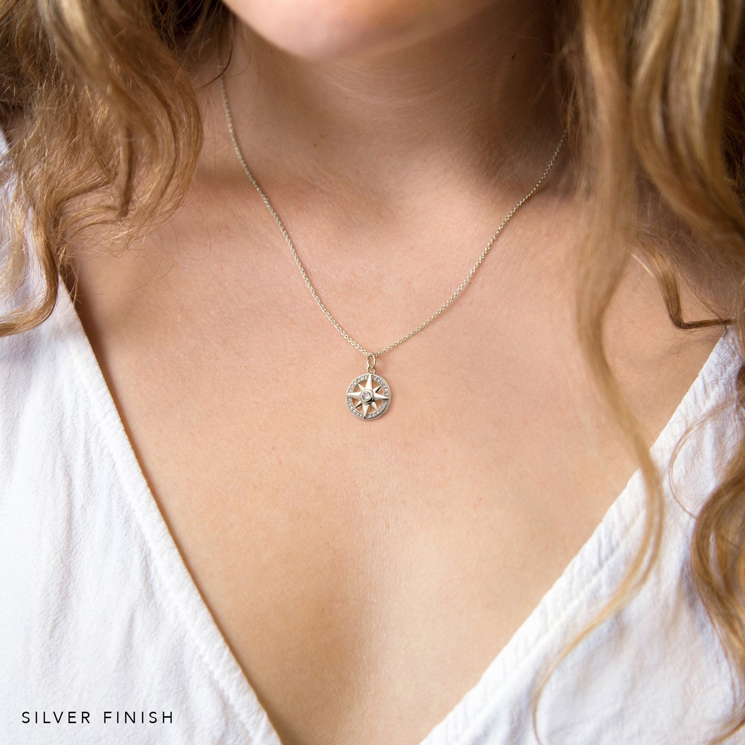 Follow Your Compass Necklace, New Beginnings Graduation Gift, Necklace on Card, College, High School Graduating Senior Gift for Girl Custom