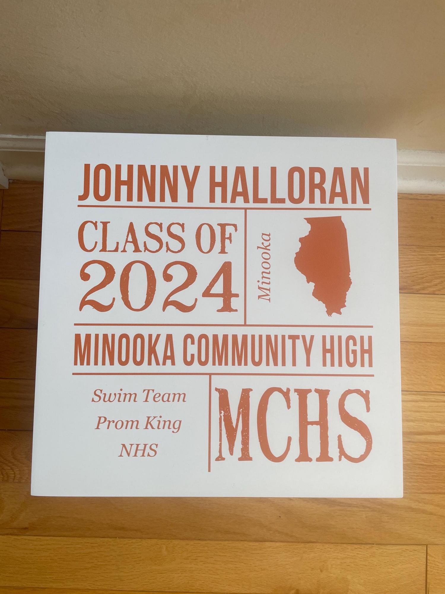 Personalized Keepsake Box - For Graduation - Class of 2026 - Custom Graduate Memento Box - All About The Graduate - Available In 7 Colors