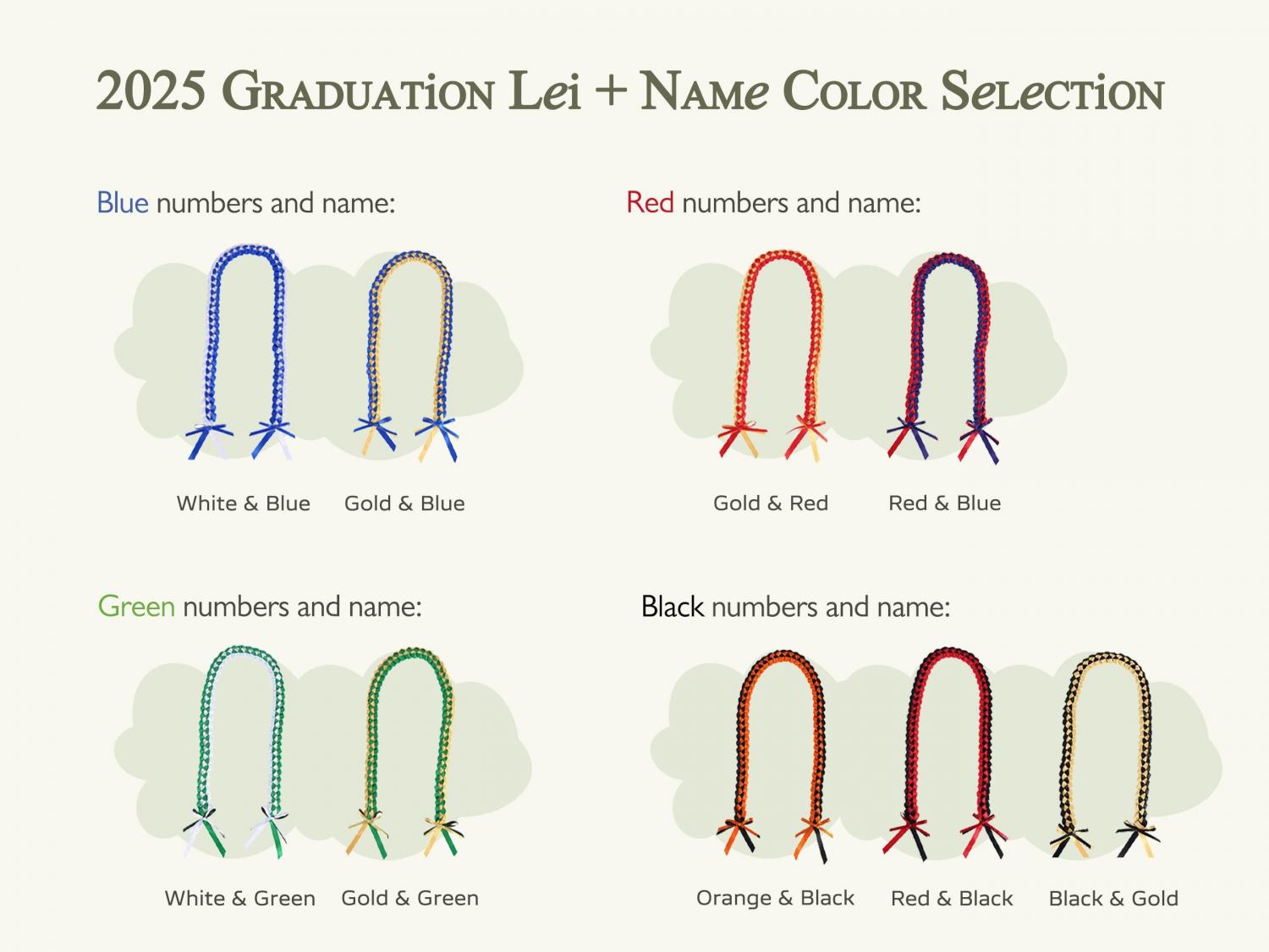 Graduation lei 2026 With Name, Class of 2026 Graduation Lei, Graduation Gifts, Senior Night Gift Lei, Ribbon Lei, Gift for Graduates
