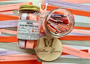 Mom Read Me When Jar, Bible Verse for Mother's, emotions and feelings Bible Verses, Christmas Gift, Mom Birthday Gift, Christian Gift, Wife