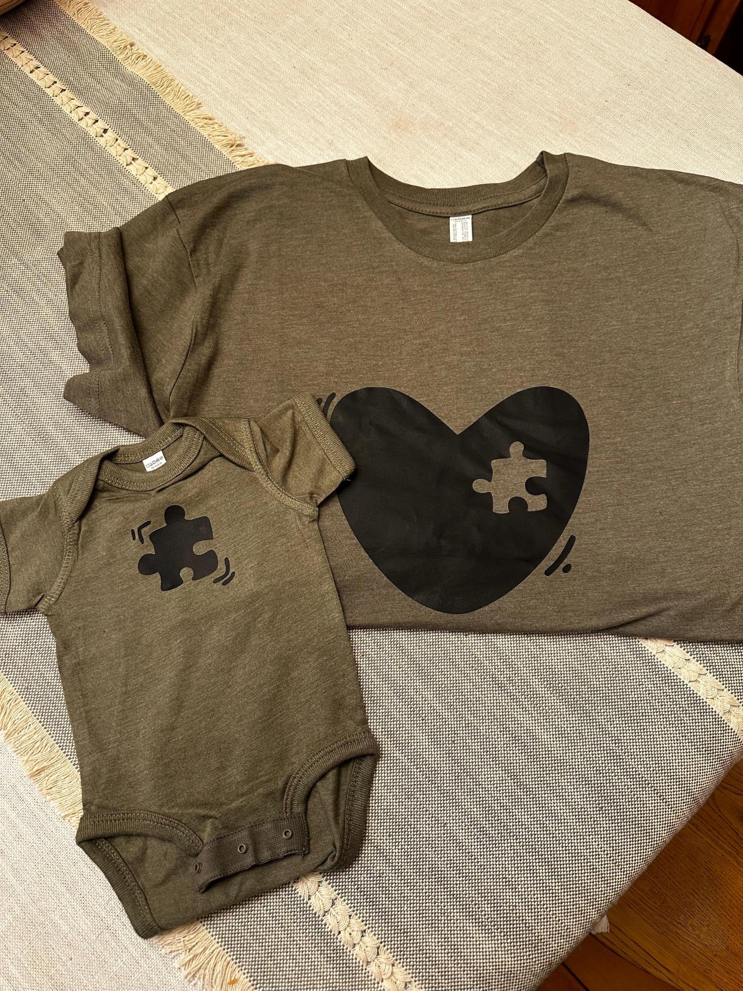 Mom and Son Matching Shirts | Mommy and Me T-shirt or Bodysuit | Mother Daughter Neutral Brown | Mothers Day Gift