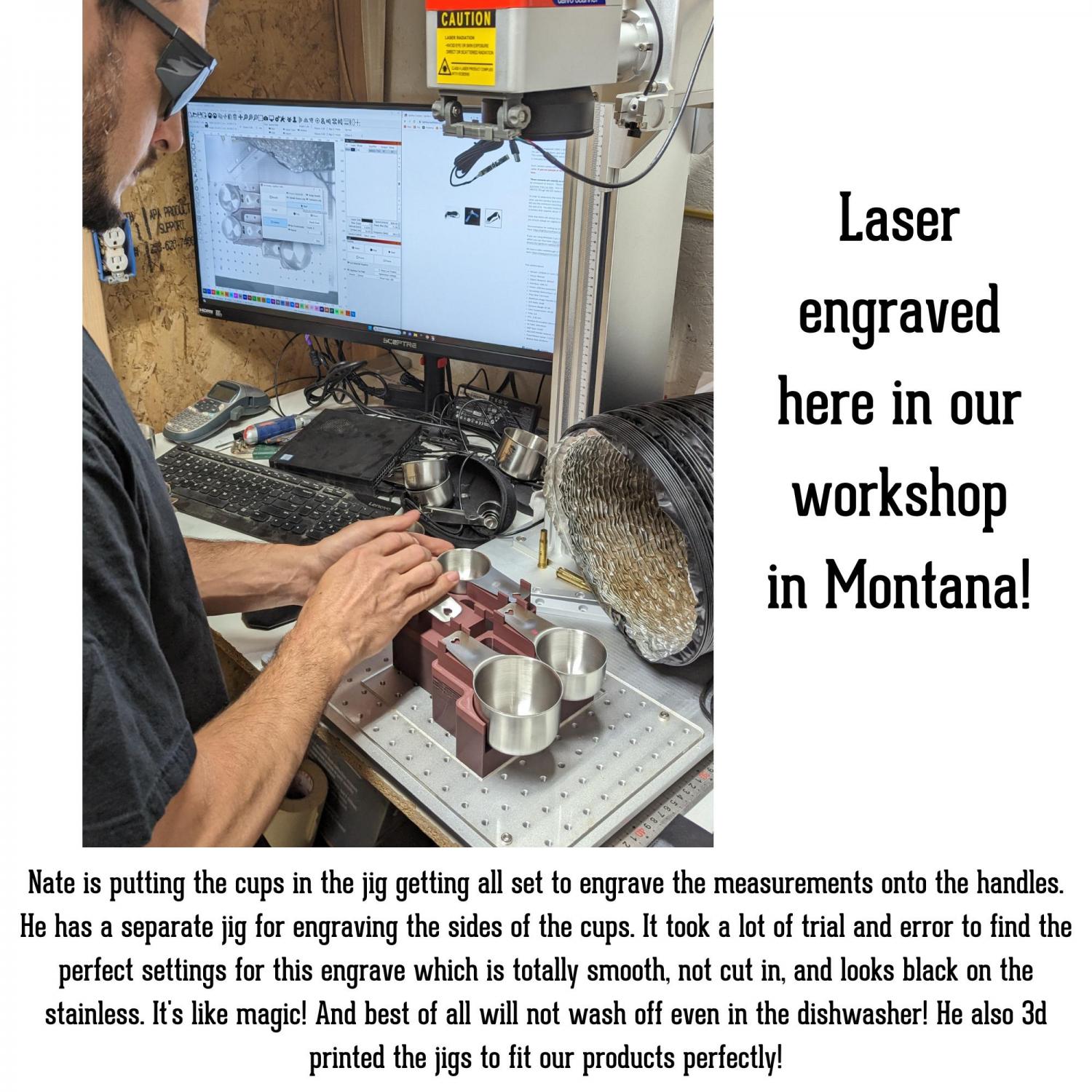 Personalized Measuring Cups & Spoons Set: Bridal Shower, Engagement, or Wedding Gift for Couple