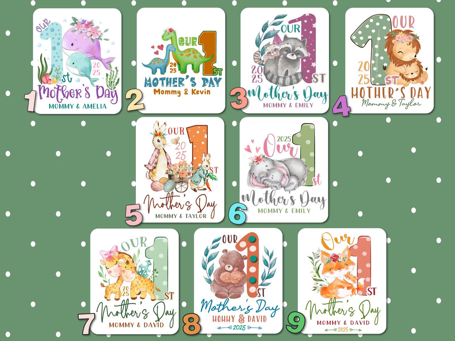 Our First Mother's Day Matching Tee, New Mom Gift, Mothers Day Matching Shirt, Custom 1st Mother's Day Shirt, Matching Mom and Baby Bodysuit