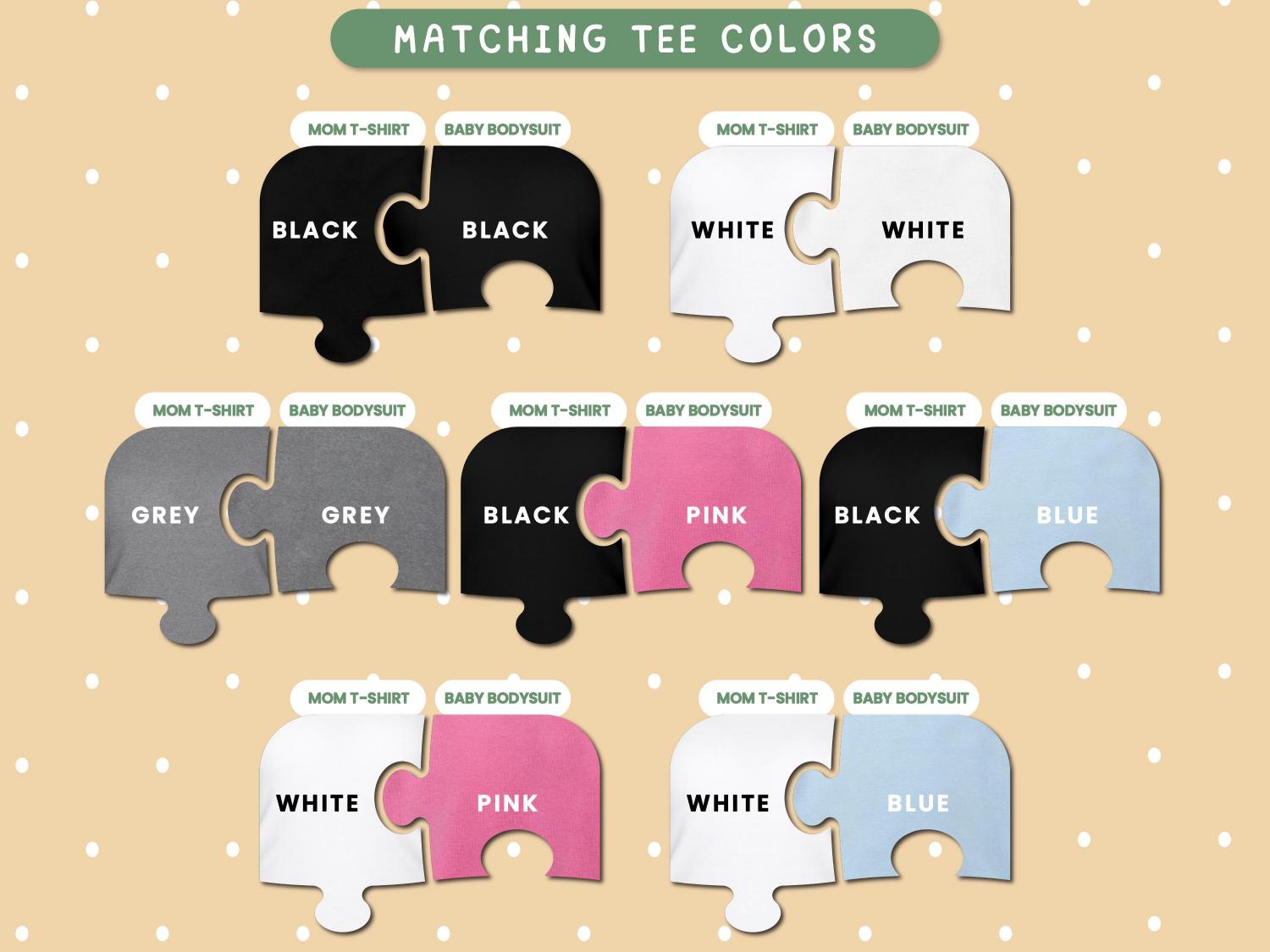 Our First Mother's Day Matching Tee, New Mom Gift, Mothers Day Matching Shirt, Custom 1st Mother's Day Shirt, Matching Mom and Baby Bodysuit