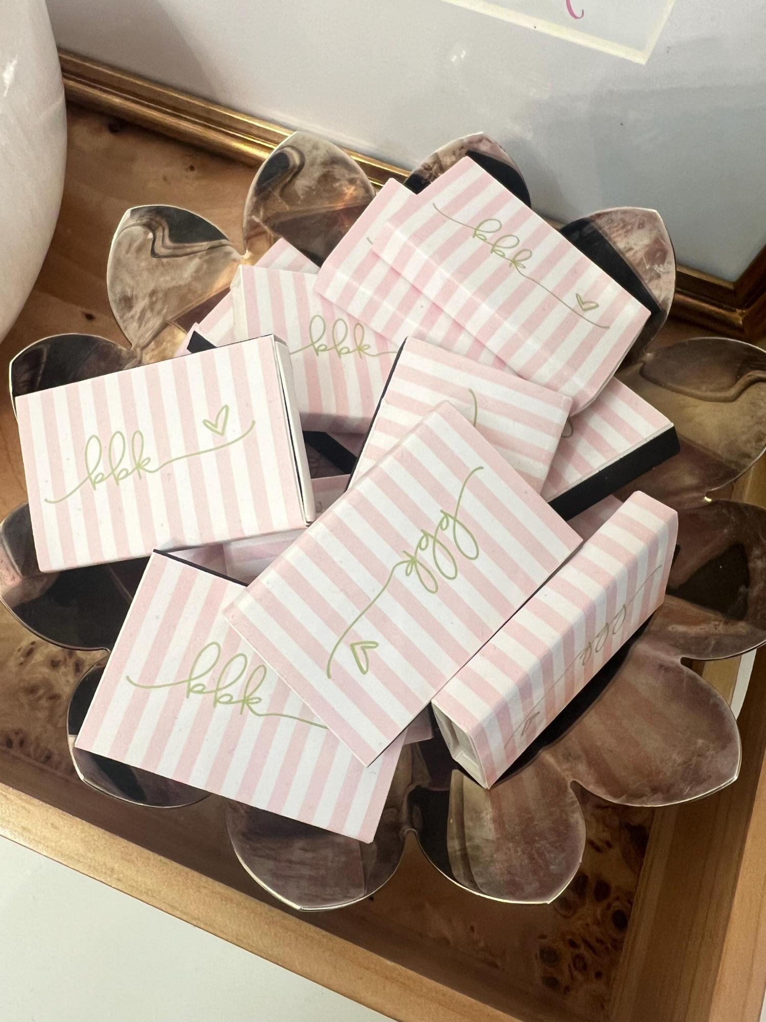 Personalized Wedding Matchbooks - Custom Favors for Wedding guests, Baby Shower, Bachelorette & Housewarming