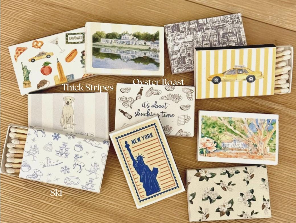 Personalized Wedding Matchbooks - Custom Favors for Wedding guests, Baby Shower, Bachelorette & Housewarming