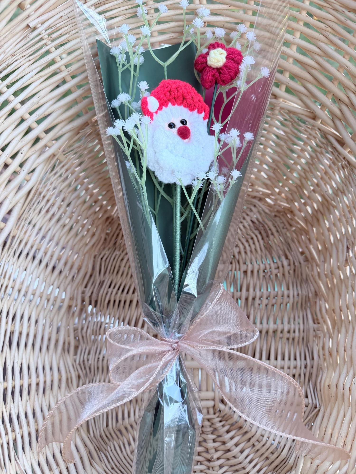 Valentine's Day Crochet Bouquet, Carnation Bouquet, Handmade Crochet flowers, Party Favors, Mother's Day, Birthday Gift, Graduation Bouquet