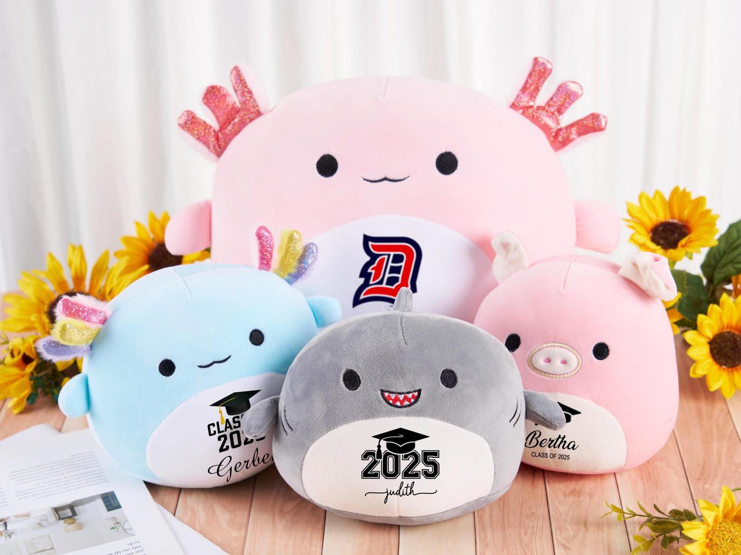 Custom Squishmallow Class of 2026 Graduation Gift,Graduation Squishmallow,Graduation University Plush,Gift for Graduates,Graduation Keepsake