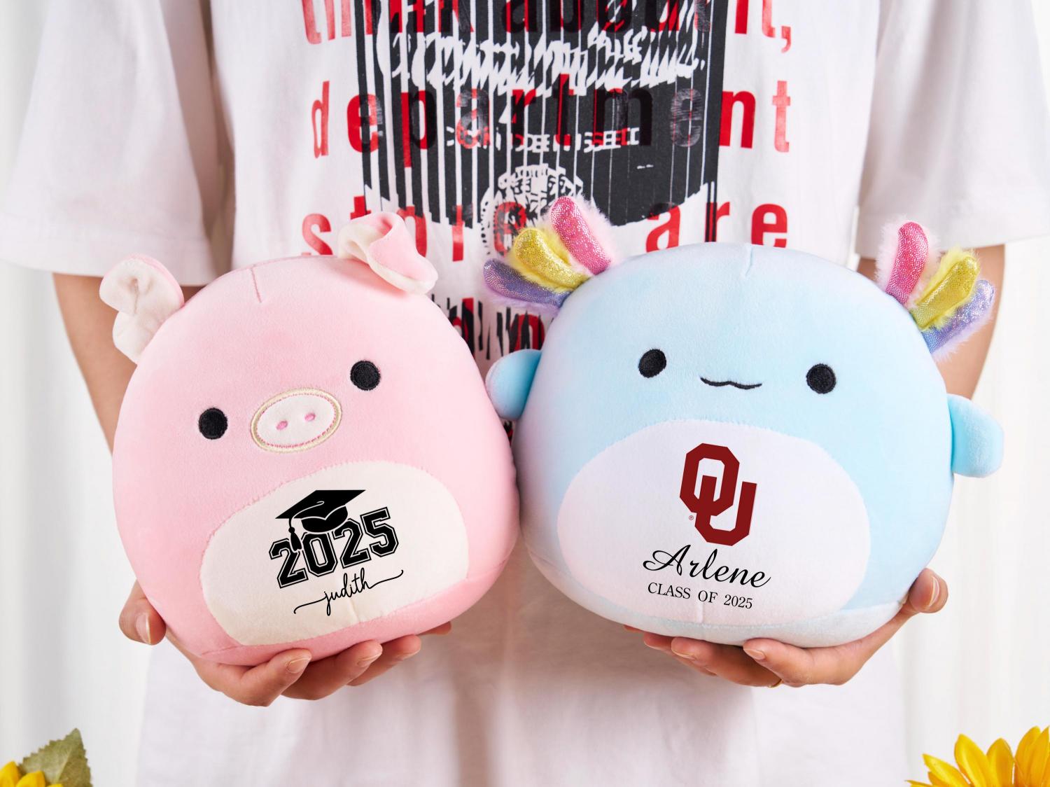 Custom Squishmallow Class of 2026 Graduation Gift,Graduation Squishmallow,Graduation University Plush,Gift for Graduates,Graduation Keepsake