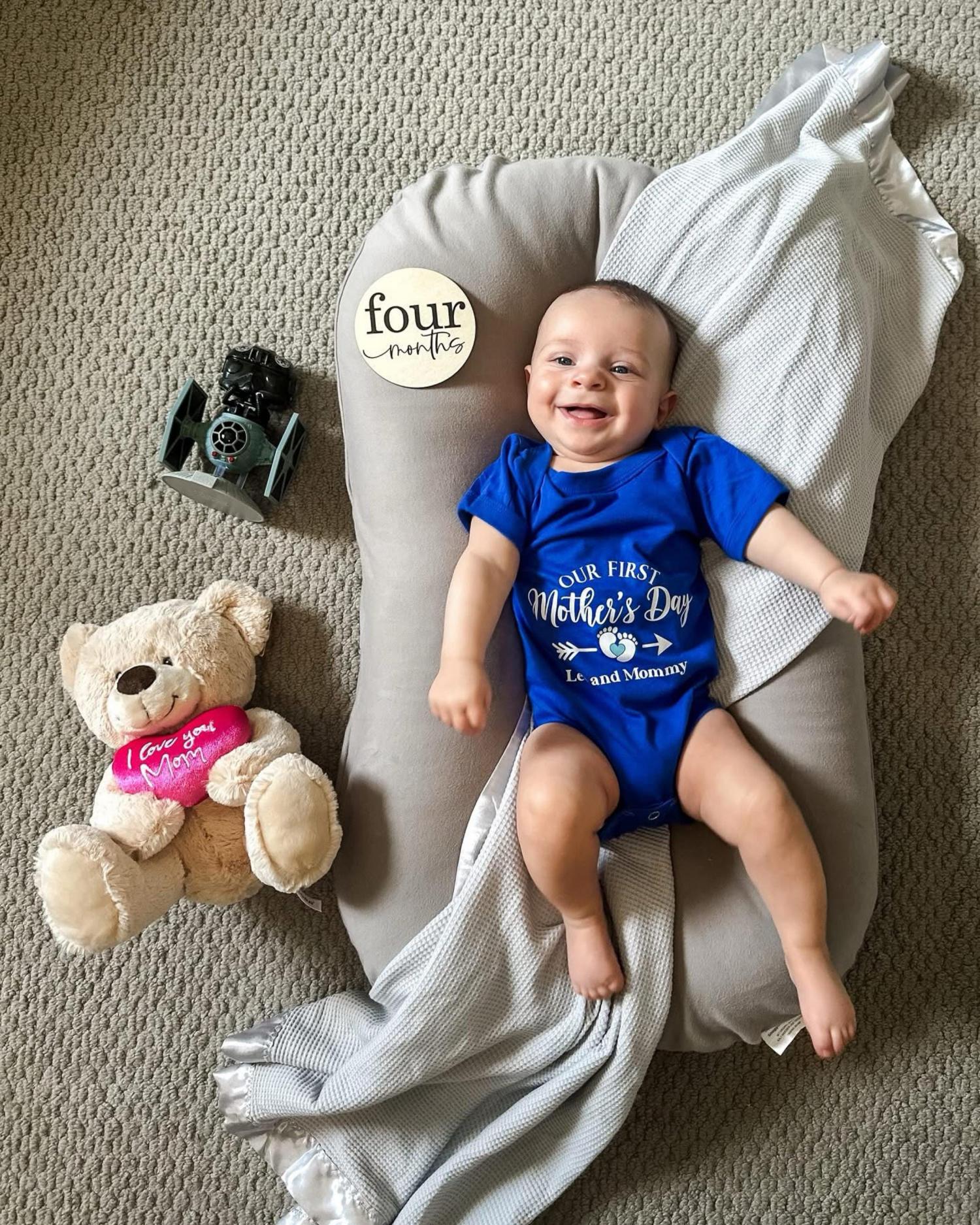 Personalised Matching Our First Mothers Day Shirt, 1st Mother Day Tee and Baby Bodysuit, Custom Mothers Day Gift, Couple New Mom