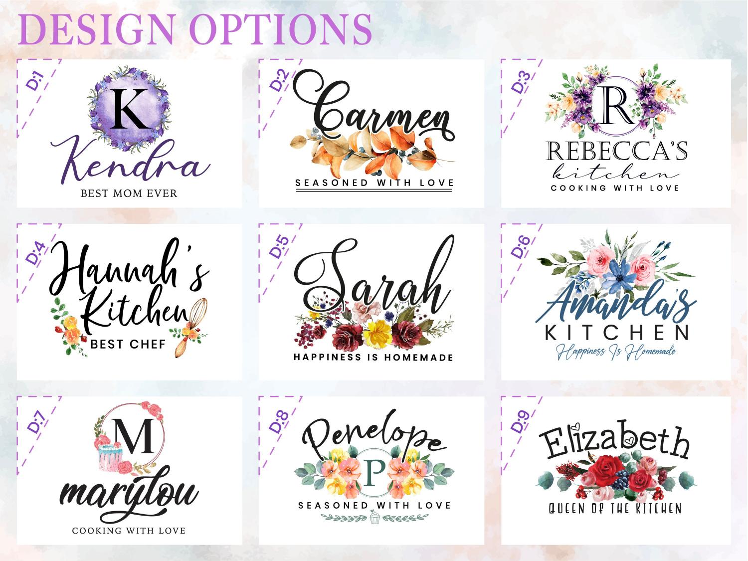 Personalized Apron for Women Gifts, Custom Family Apron Cooking Gift for Mothers Gifts, Customized Aprons for Kitchen Gifts for Mom Gifts