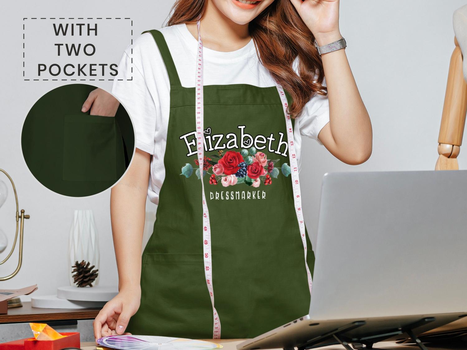 Personalized Apron for Women Gifts, Custom Family Apron Cooking Gift for Mothers Gifts, Customized Aprons for Kitchen Gifts for Mom Gifts