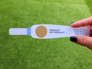 Baby Shower Game Scratch off pregnancy test game for Baby Shower favors fun baby shower custom pregnancy test scratch game for baby shower