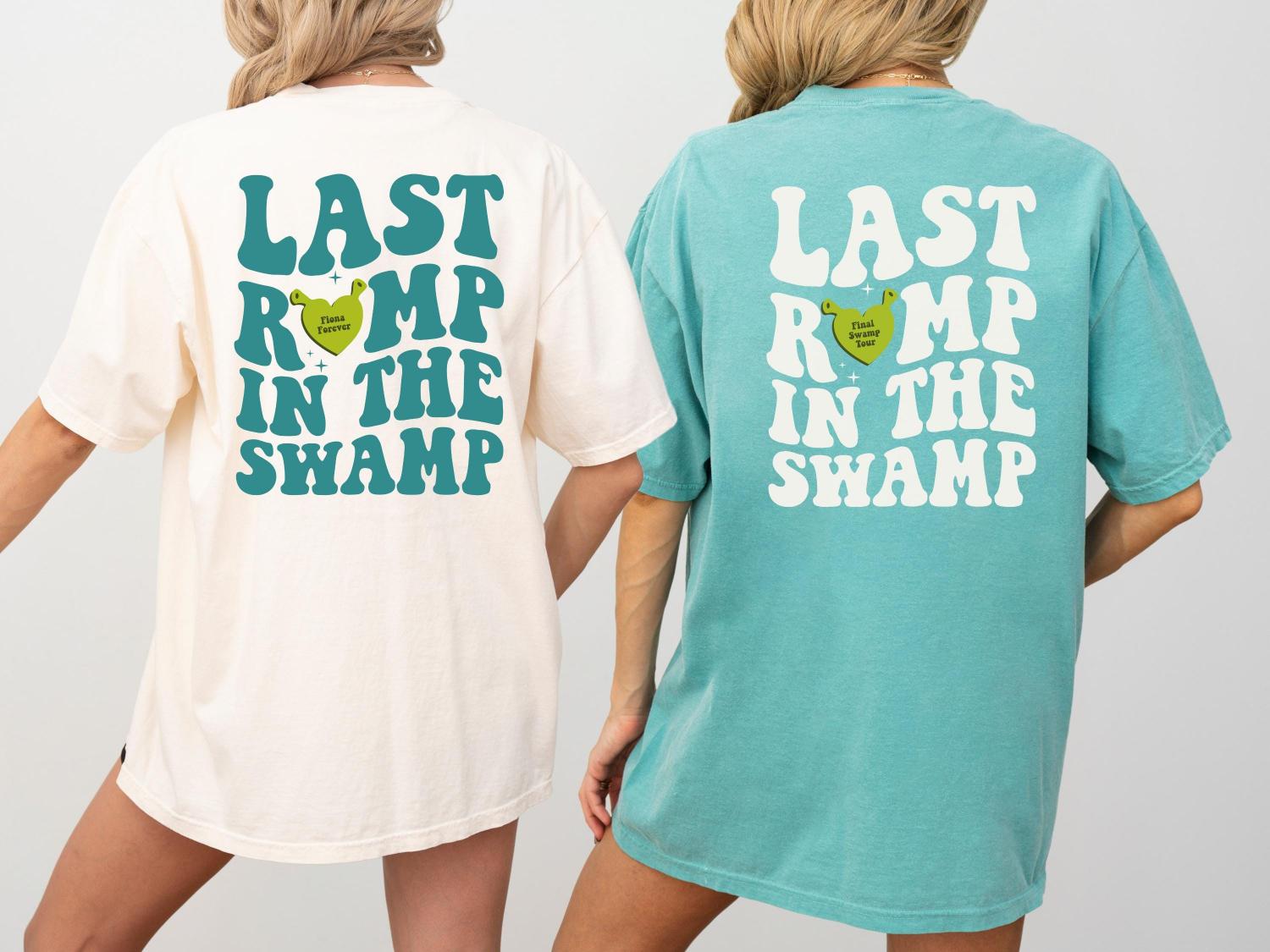 Last Romp in the Swamp Bachelorette Shirt, Swamp Bride Tshirt, Funny Matching Bachelorette Shirt, Funny Swamp Bachelorette Party Tee