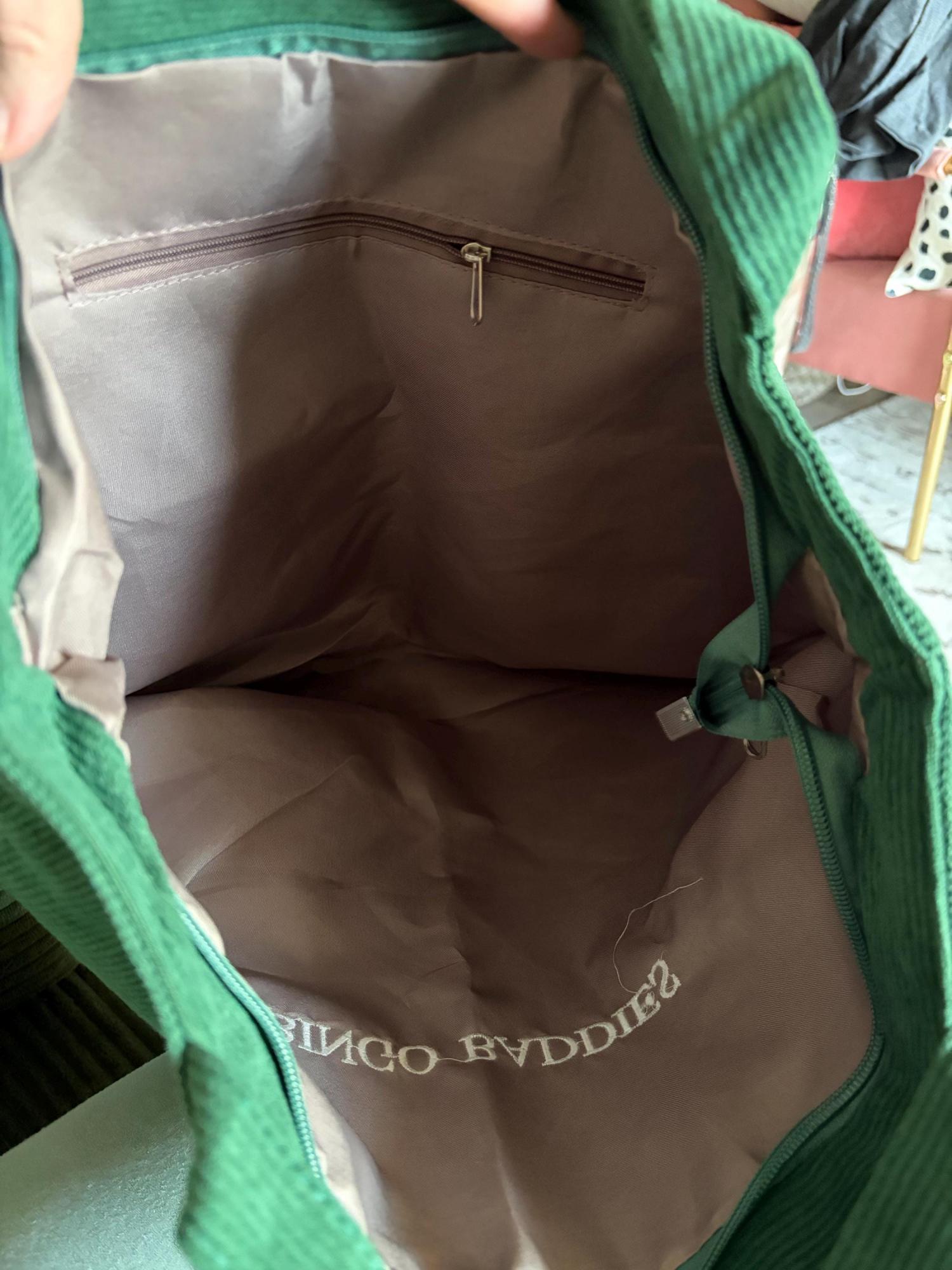 Personalized Bridesmaid gift bag, Bridesmaid Tote bag, Corduroy Tote Bag, Tote Bag with Zipper, Name Bag, Monogram Bag, Wedding Party Gifts