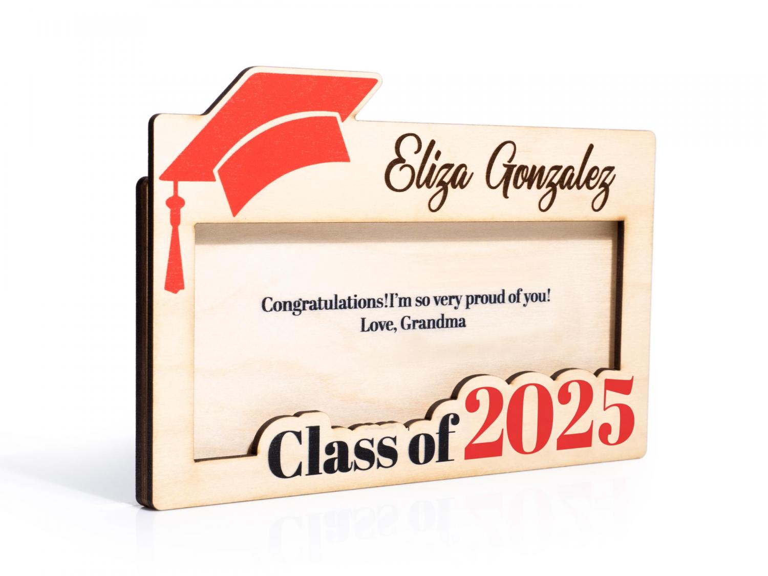 Graduation Money Holder Personalized, Graduation Gift, Class of 2026, High School Graduation, Gift for Graduates, High School Senior