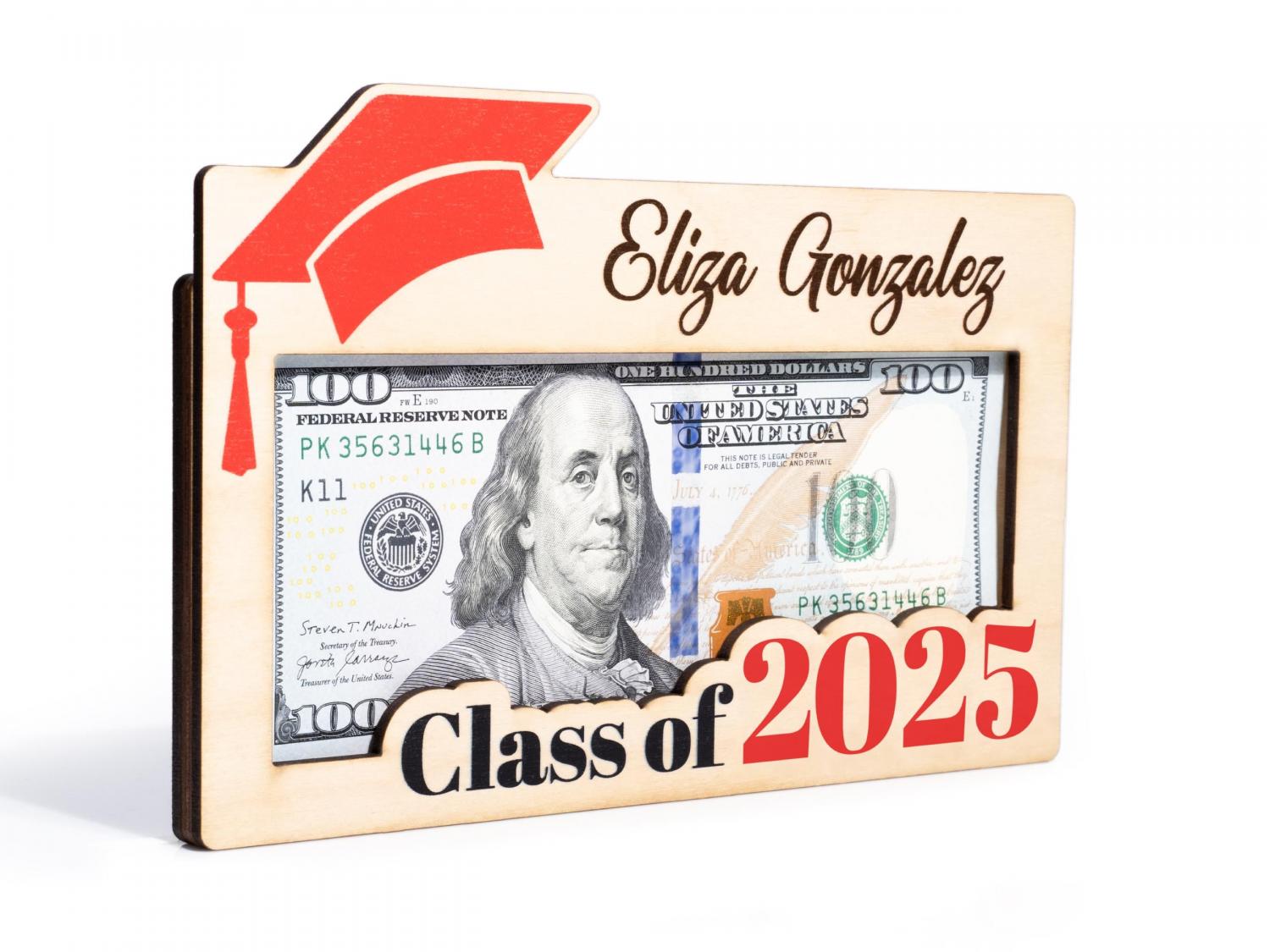Graduation Money Holder Personalized, Graduation Gift, Class of 2026, High School Graduation, Gift for Graduates, High School Senior