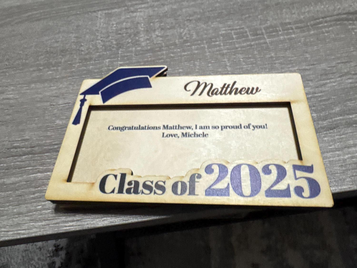 Graduation Money Holder Personalized, Graduation Gift, Class of 2026, High School Graduation, Gift for Graduates, High School Senior