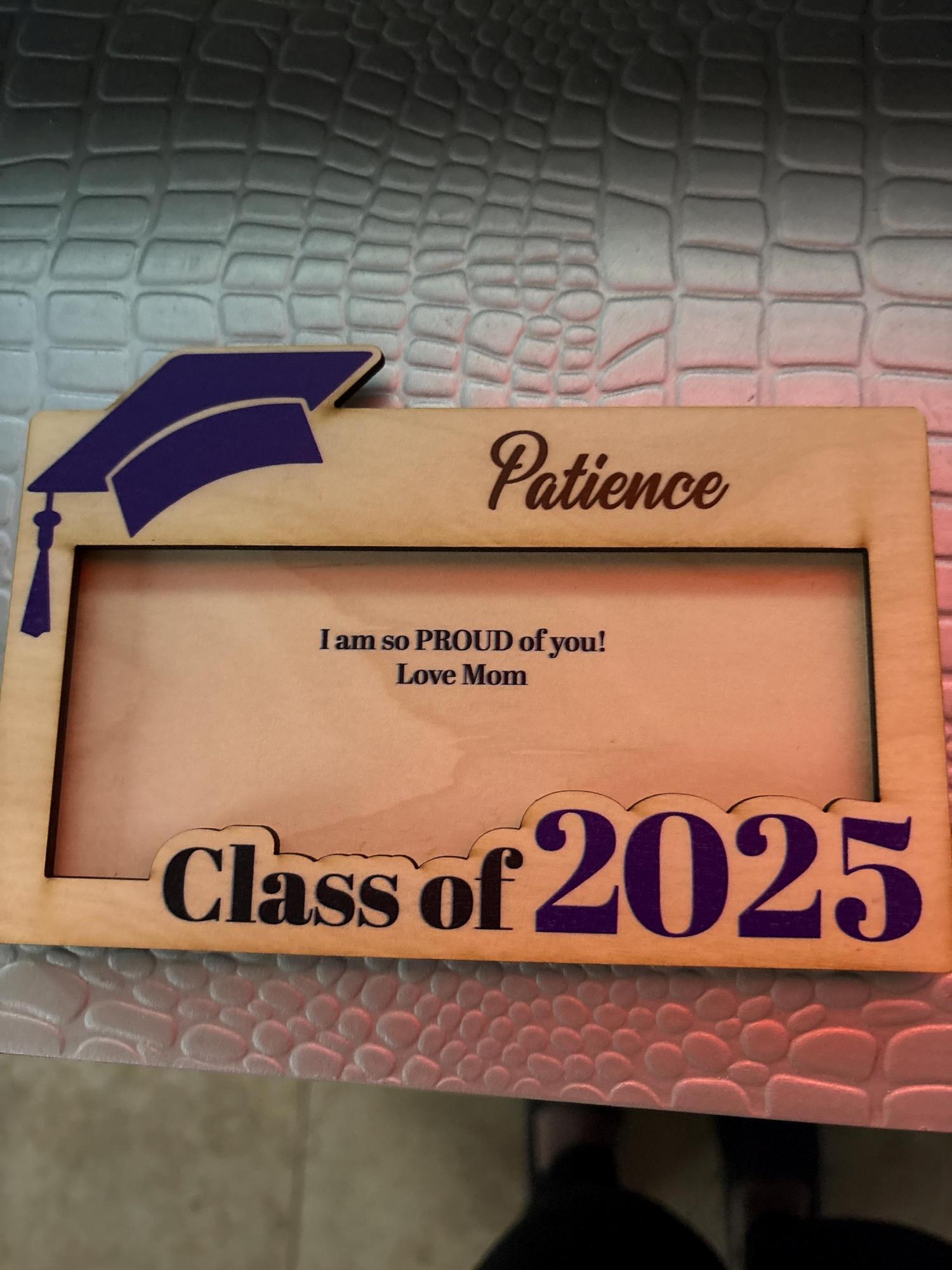 Graduation Money Holder Personalized, Graduation Gift, Class of 2026, High School Graduation, Gift for Graduates, High School Senior