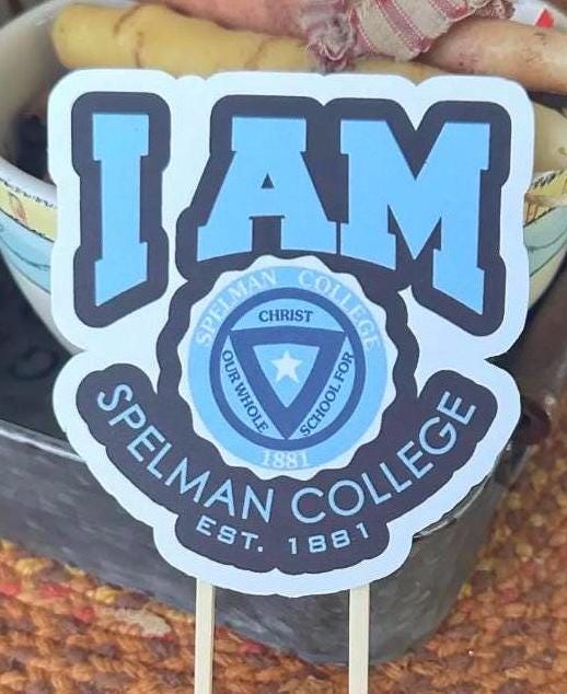 Custom College Logo Cupcake or Cake Toppers: Graduation Party Decor