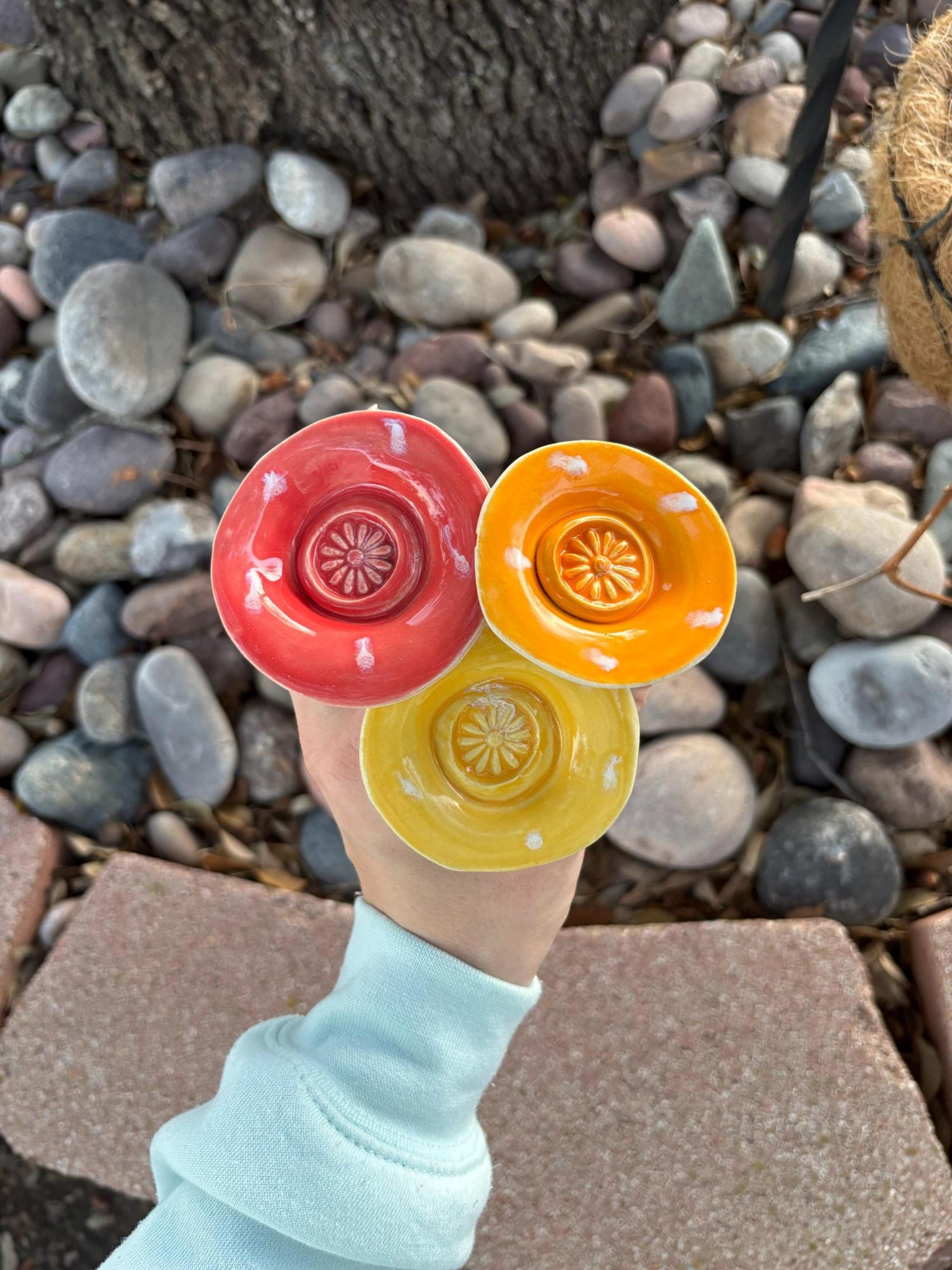 Pollinator Watering Cup | Functional Handmade Garden Art