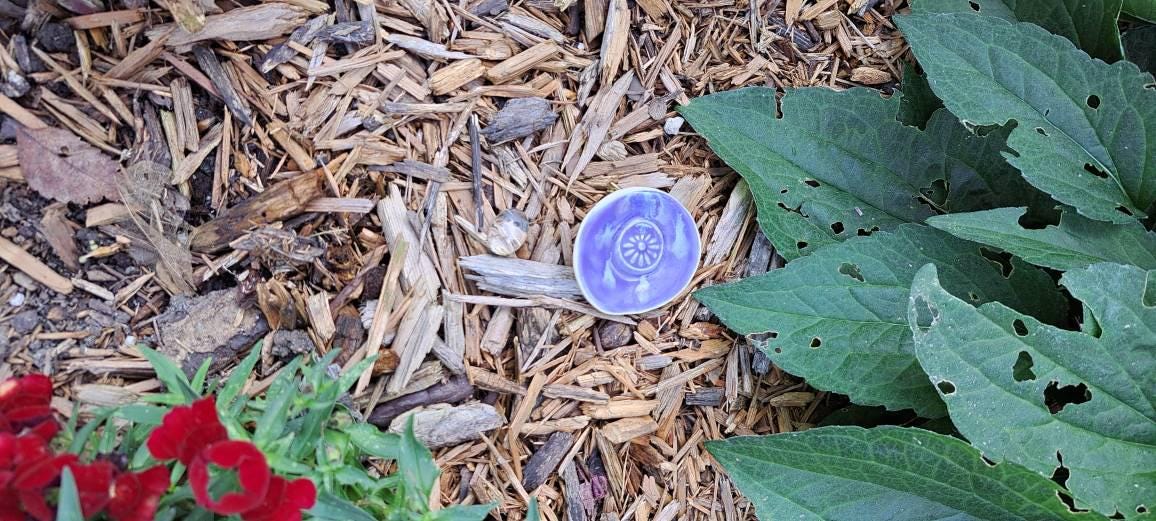 Pollinator Watering Cup | Functional Handmade Garden Art