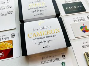 College Gift Card Book Box Personalized Graduation Gift, College Gift, High School Graduation Gift, Gift Card Holder, Money Gift Holder