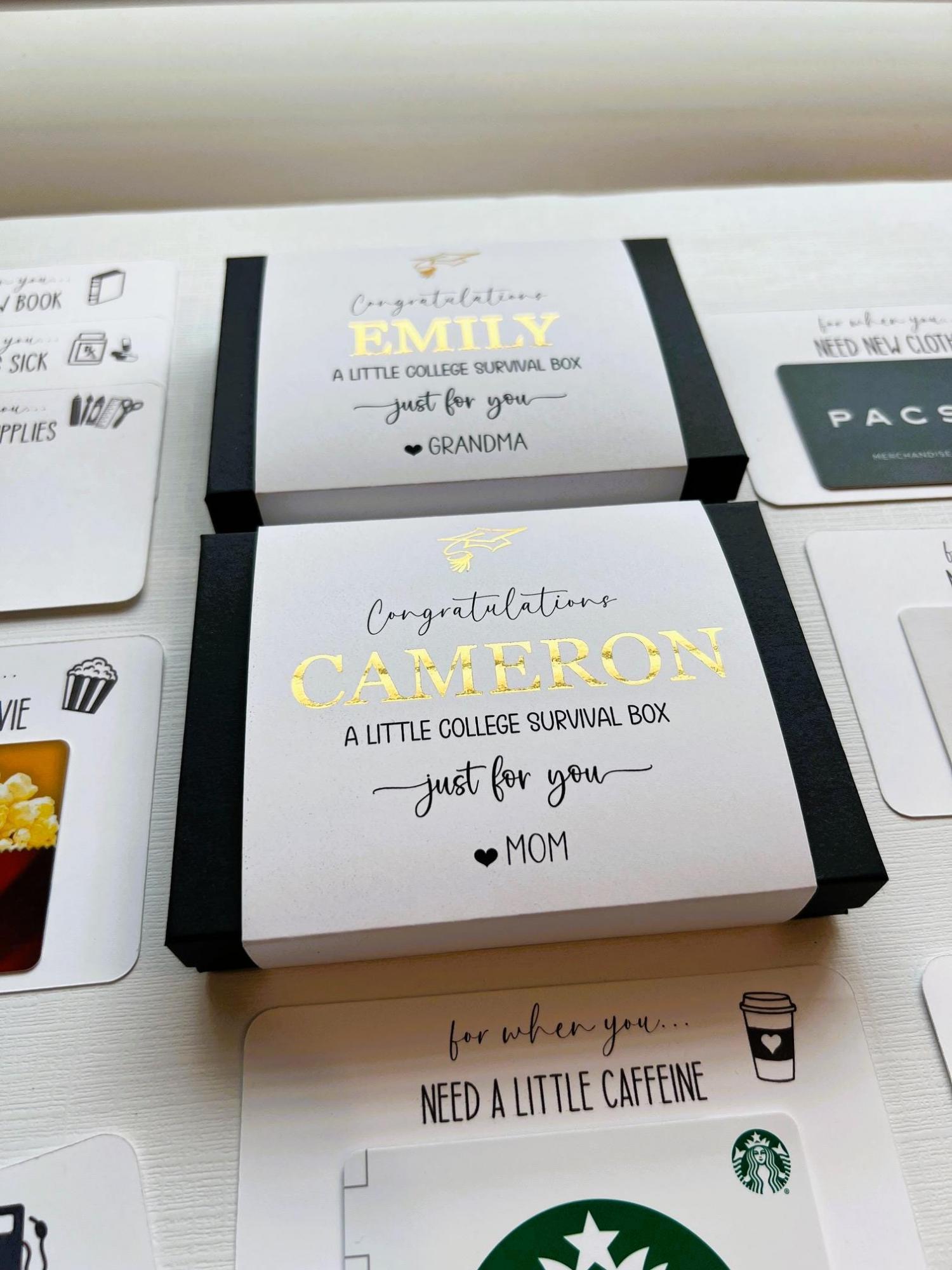 College Gift Card Book Box Personalized Graduation Gift, College Gift, High School Graduation Gift, Gift Card Holder, Money Gift Holder