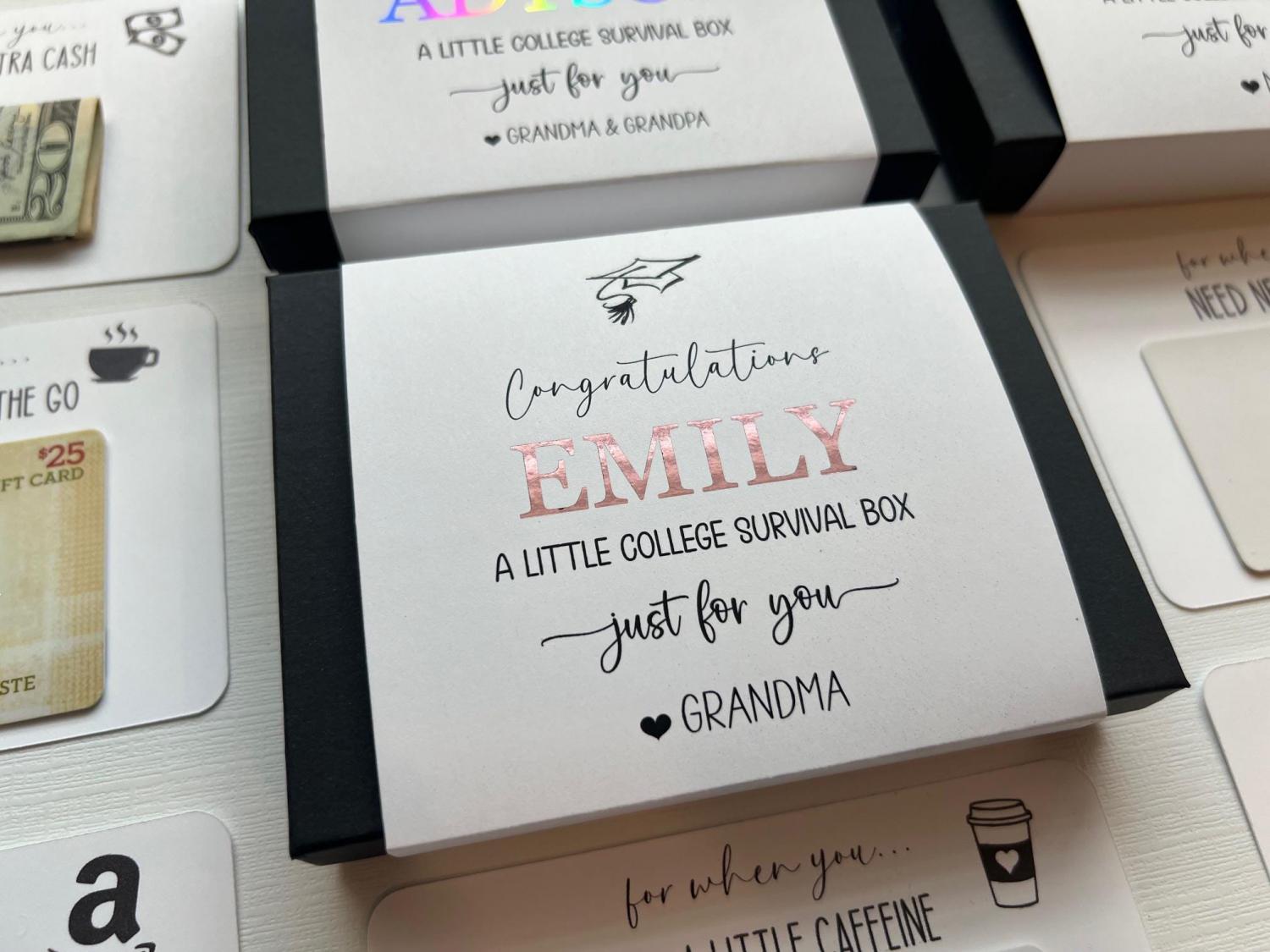 College Gift Card Book Box Personalized Graduation Gift, College Gift, High School Graduation Gift, Gift Card Holder, Money Gift Holder