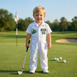 Golf First Birthday Suit, Little Golfer Outfit, Golf Party Outfit for Baby, 1st Birthday Gift, Baby Birthday Outfit
