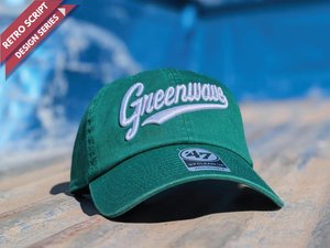 Custom Embroidered 47 Brand Clean Up Dad Hat, Personalized Retro 3D Script Text