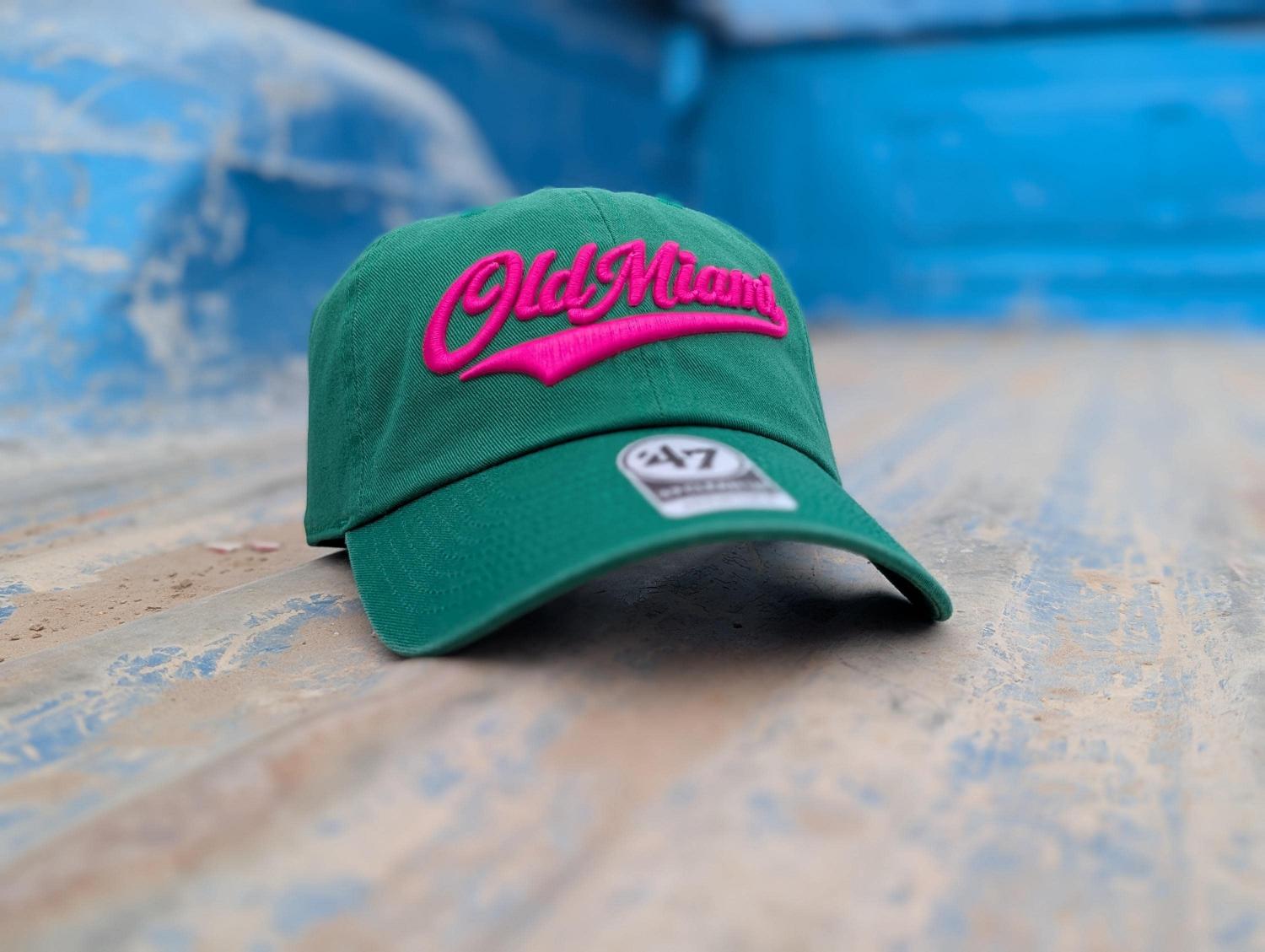 Custom Embroidered 47 Brand Clean Up Dad Hat, Personalized Retro 3D Script Text