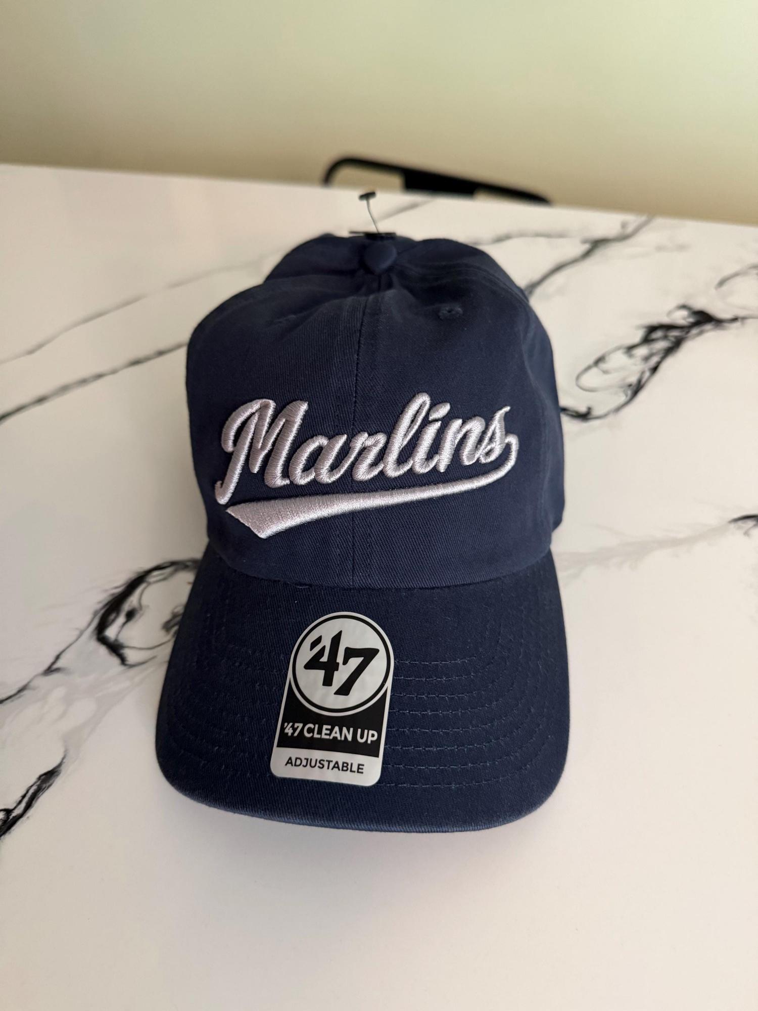 Custom Embroidered 47 Brand Clean Up Dad Hat, Personalized Retro 3D Script Text