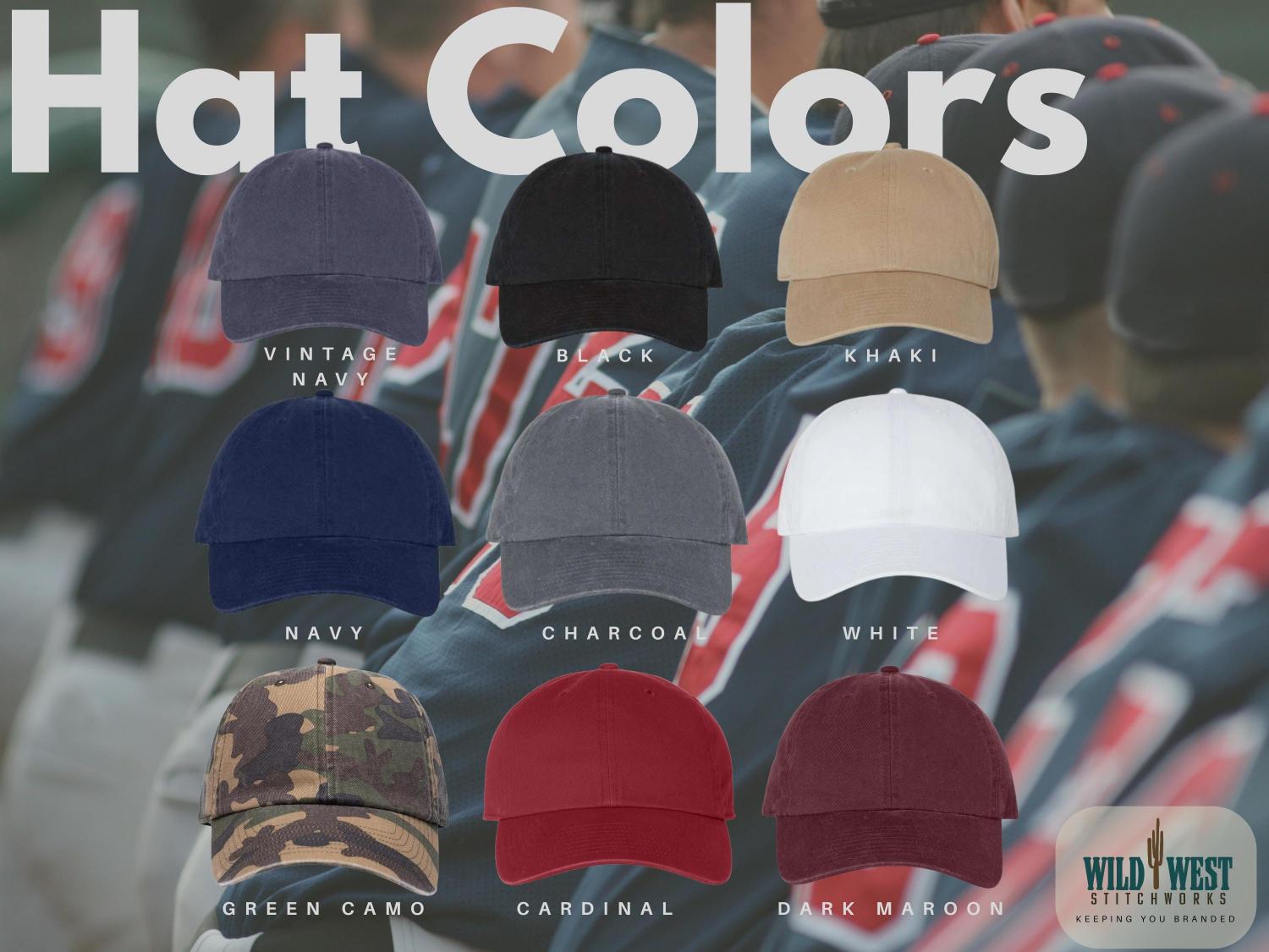 Custom Embroidered 47 Brand Clean Up Dad Hat, Personalized Retro 3D Script Text