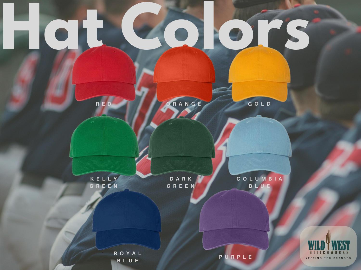 Custom Embroidered 47 Brand Clean Up Dad Hat, Personalized Retro 3D Script Text