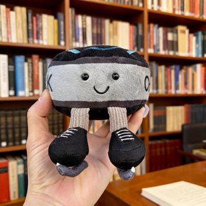 Hockey Plush Keychain|Hockey Romance Dolls|Hockey Fan Cute Cartoon Charm,Hockey Puck Plush Keychain|Hockey Fan gift