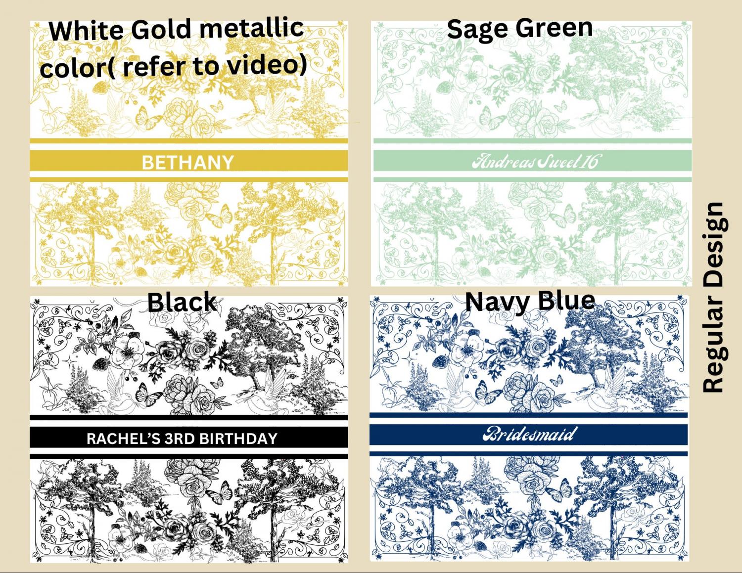 Mini custom french party favors vintage partyfavors custom toile de jouy favor bags bridesmaid proposal bags custom party favors gold favors