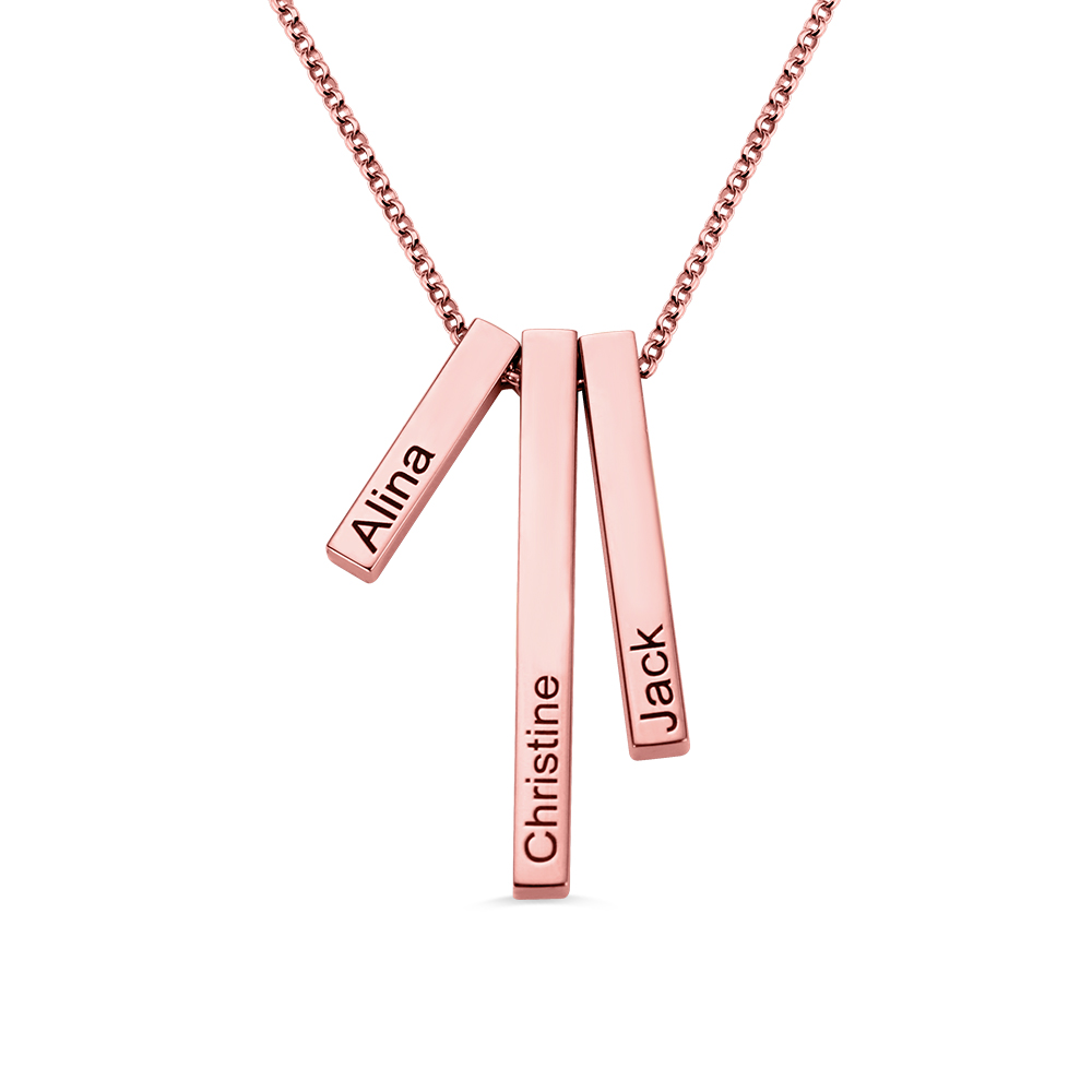 name bar necklace